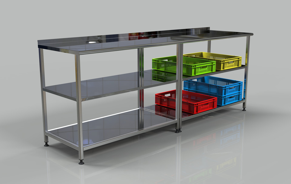 working table stainless