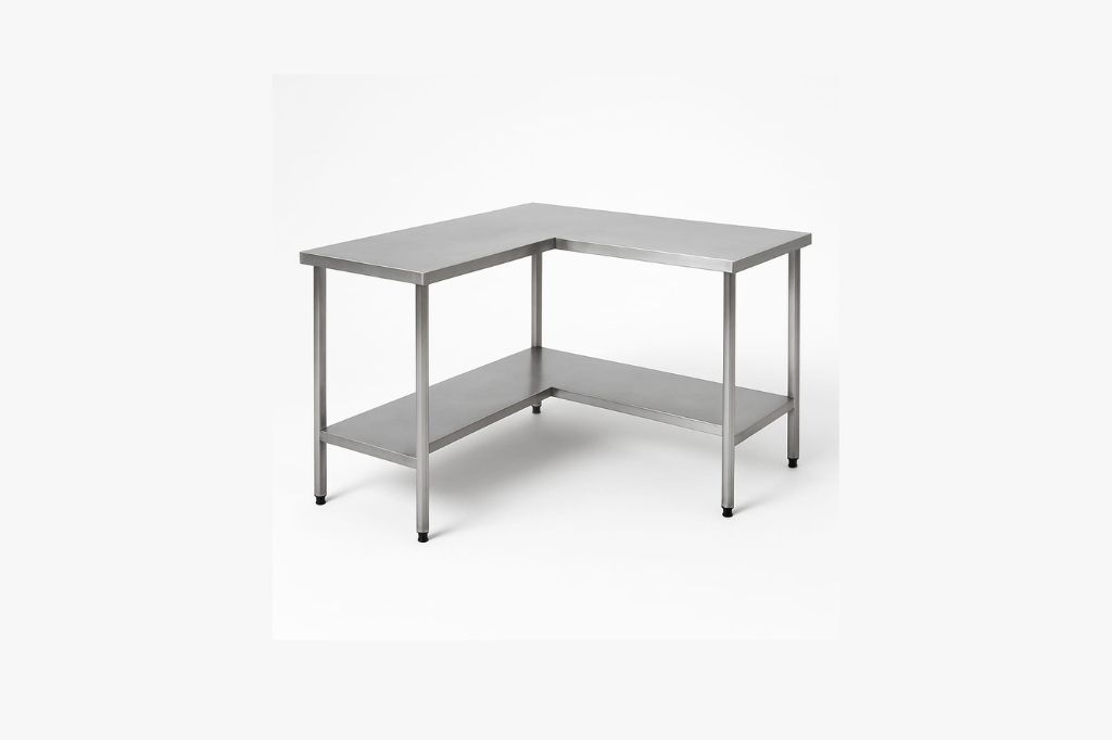 meja dapur leter l