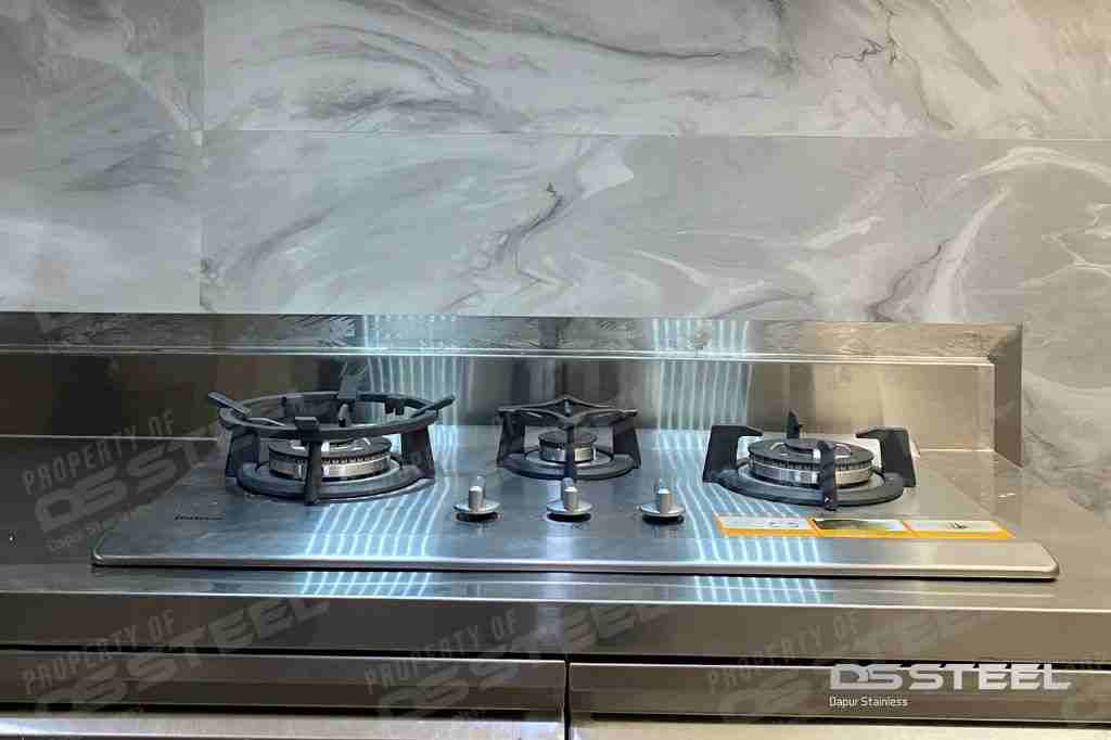 meja dapur kompor tanam