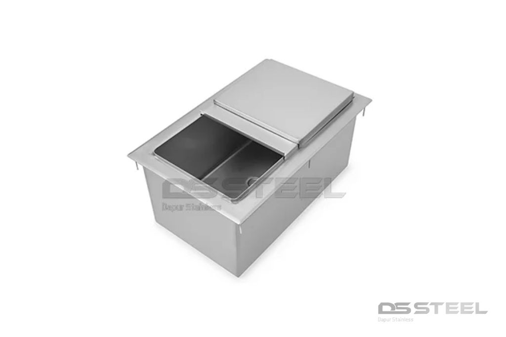ice bin stainless