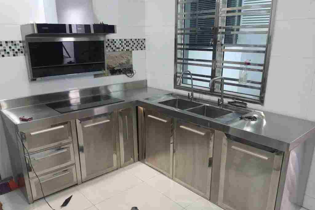 dapur minimalis ukuran 2x1
