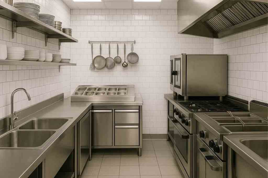 dapur restoran minimalis