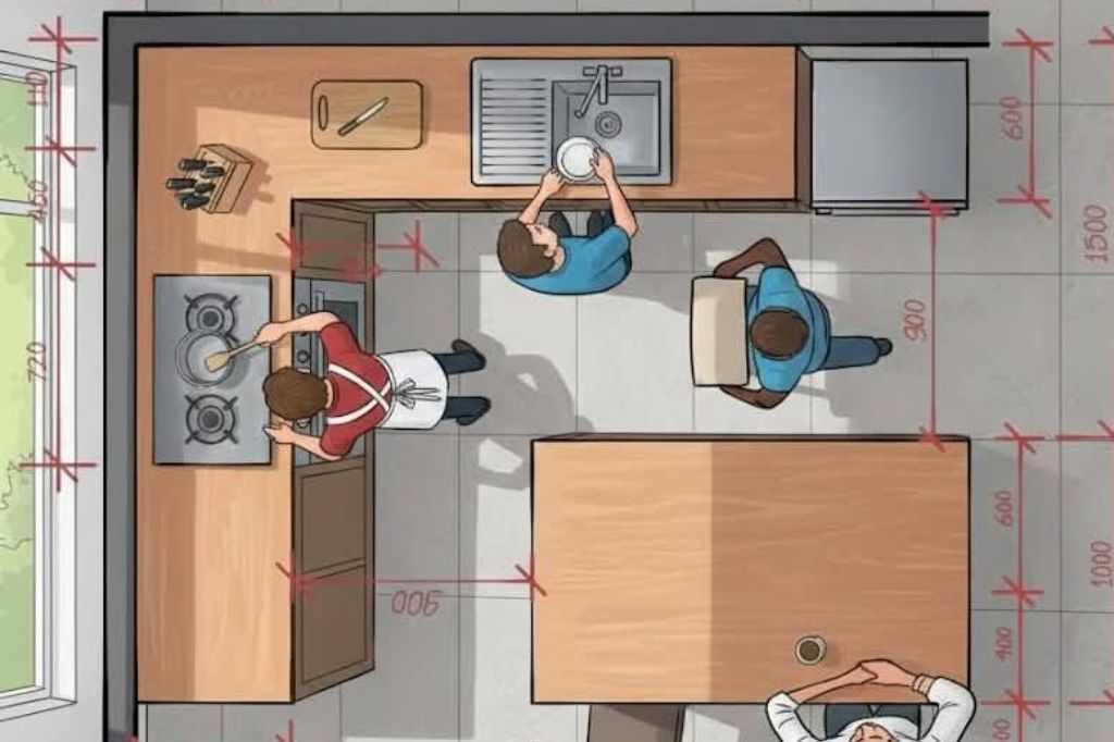 ukuran dapur minimalis