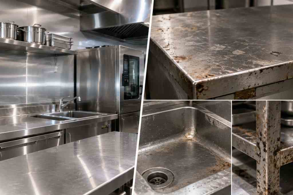 tanda peralatan stainless sudah tidak layak pakai