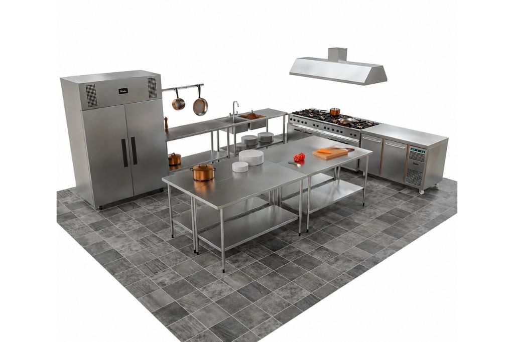 ukuran meja island dapur