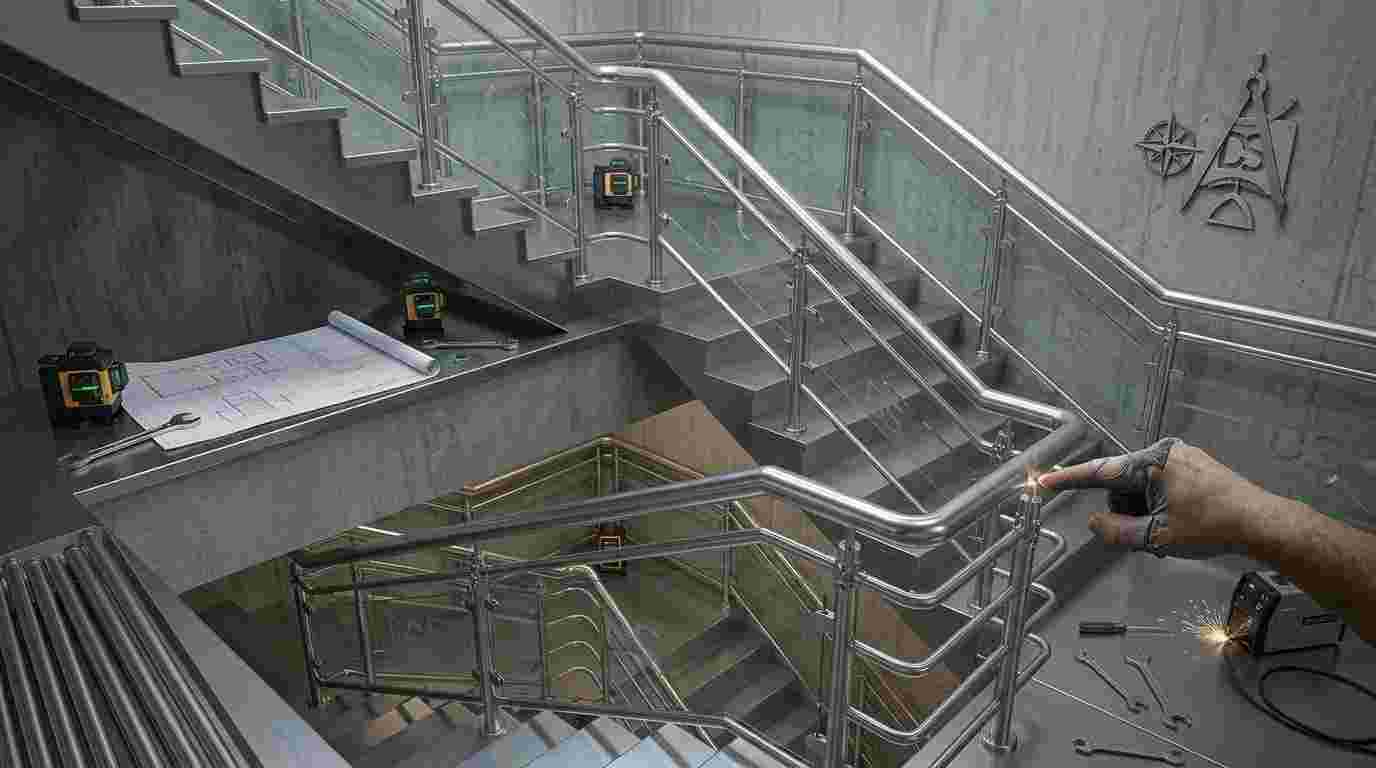 jasa pembuatan railing tangga stainless