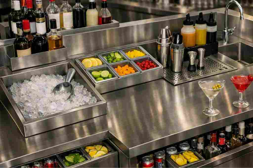 custom cocktail station