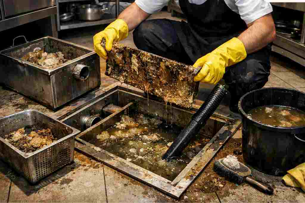 frekuensi membersihkan grease trap