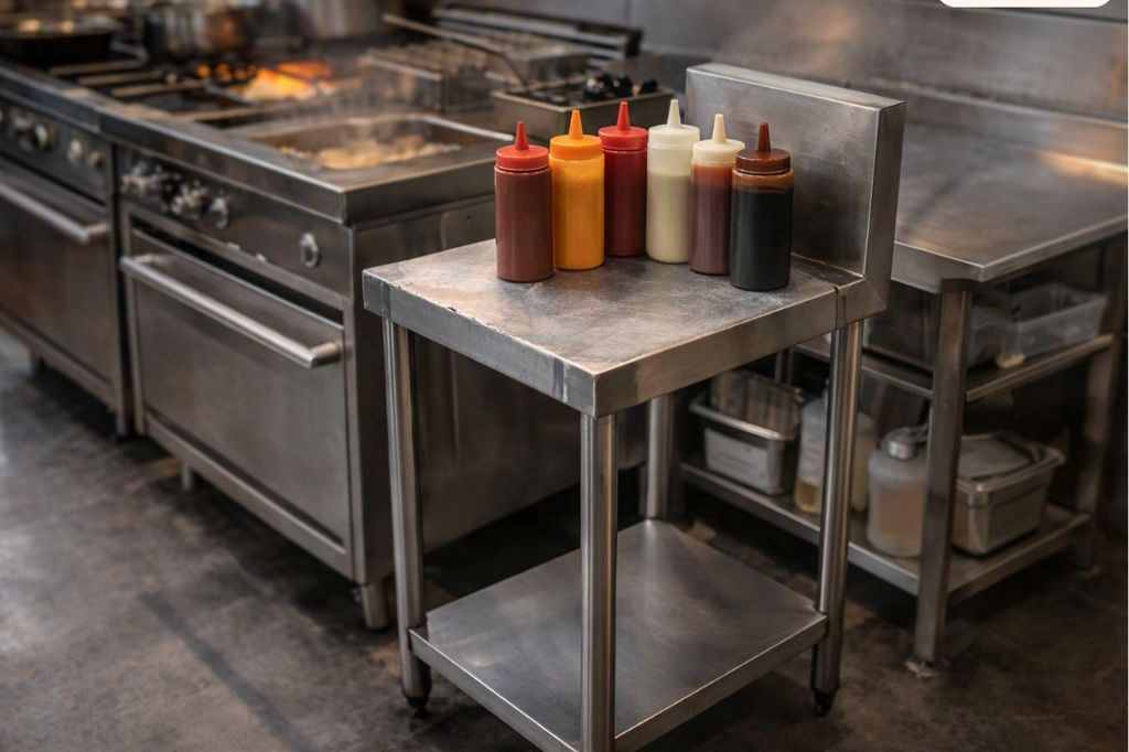 Kenapa Area Saus di Dapur Restoran Perlu Meja Khusus?