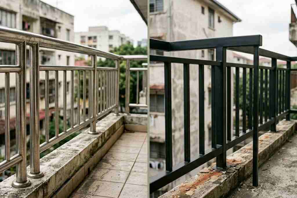 Pagar Balkon Stainless vs Besi, Apa Bedanya Setelah Dipakai Bertahun-tahun?
